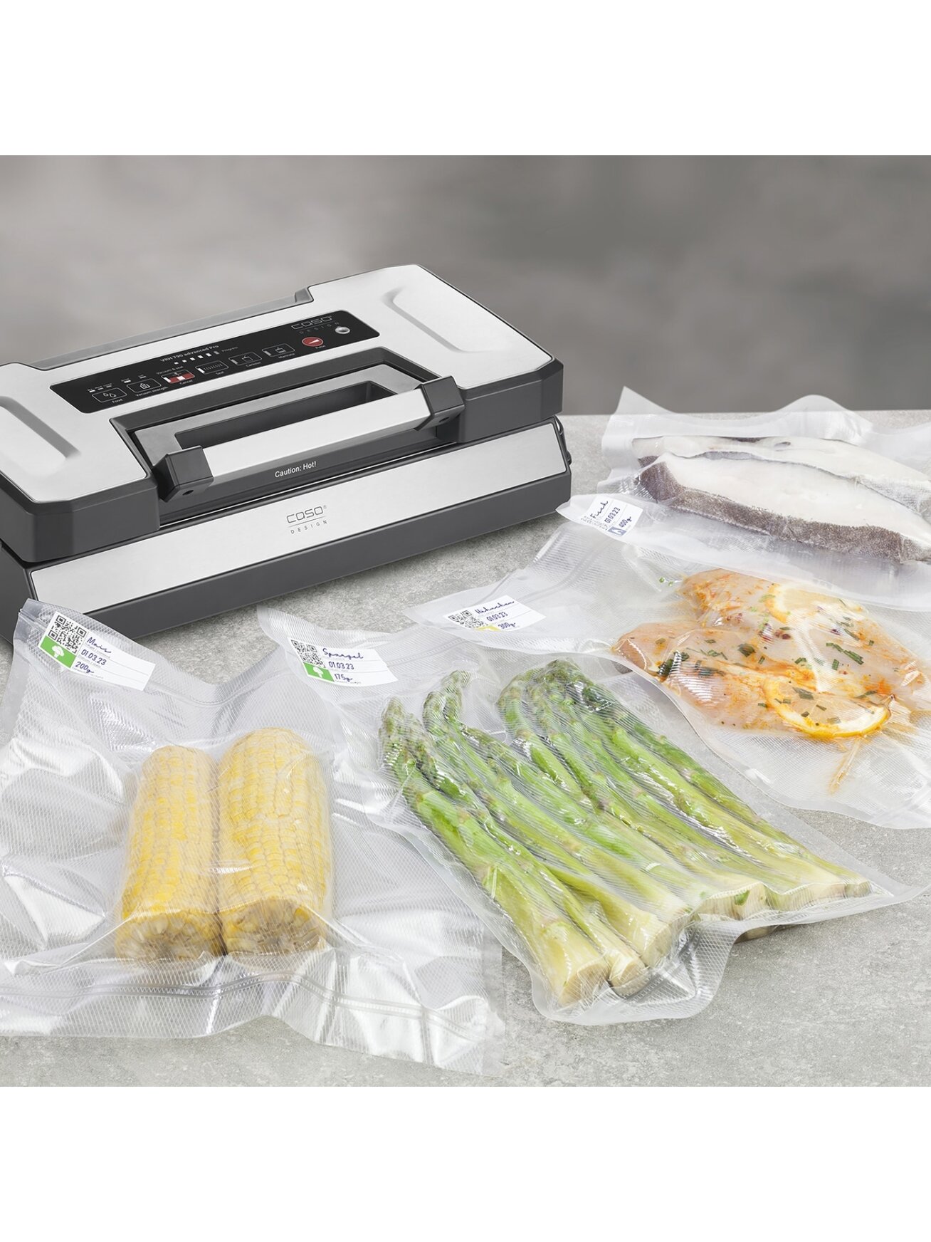 Caso | Bar Vacuum sealer | VRH 790 Advanced Pro | Power 130 W | Temperature control 6