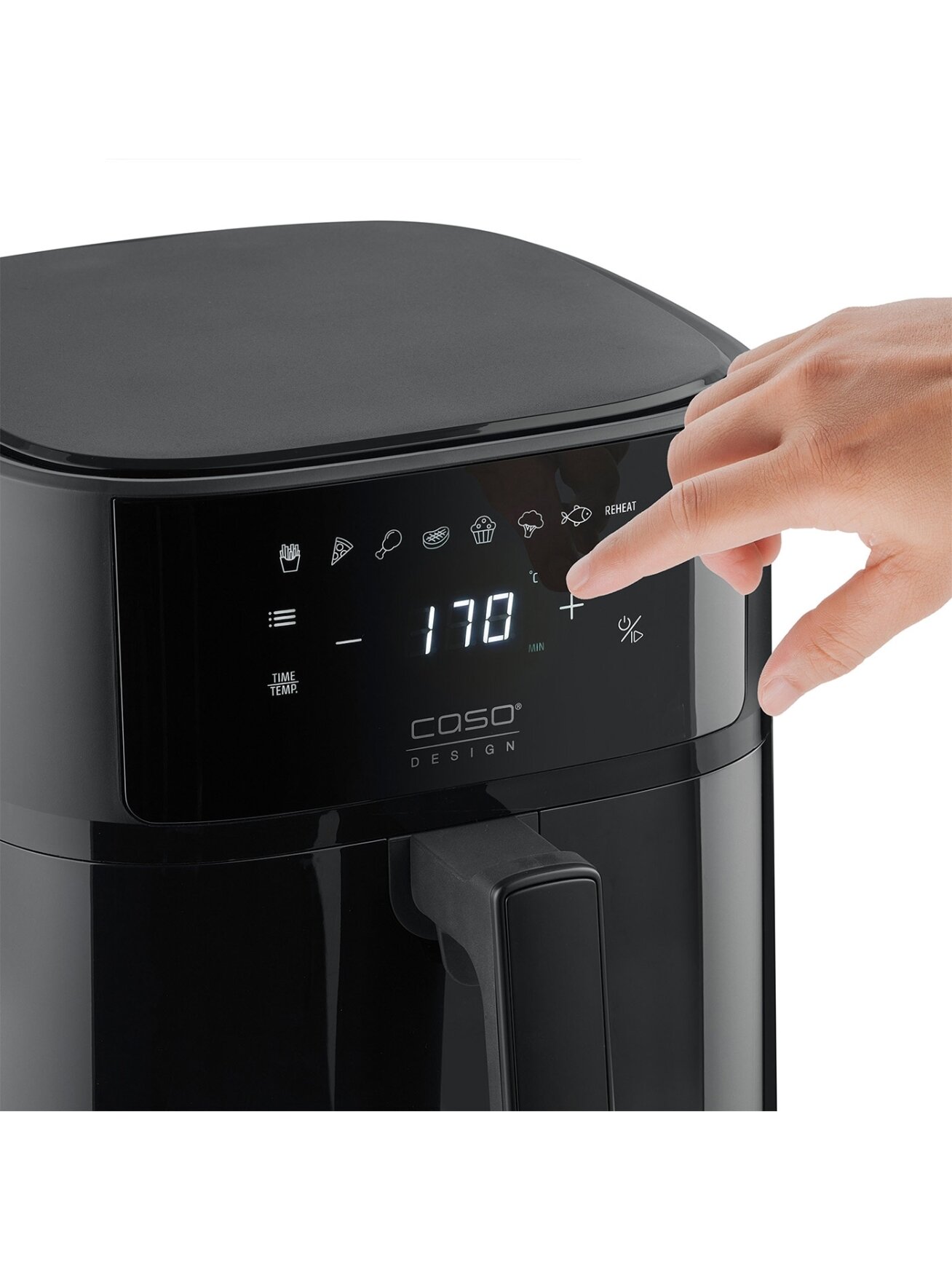 Caso Designer Air Fryer | AirFry 6.0 | Power 1700 W | Capacity 6 L | Black 1 Caso Designer Air Fryer | AirFry 6.0 | Power 1700 W | Capacity 6 L | Black 1