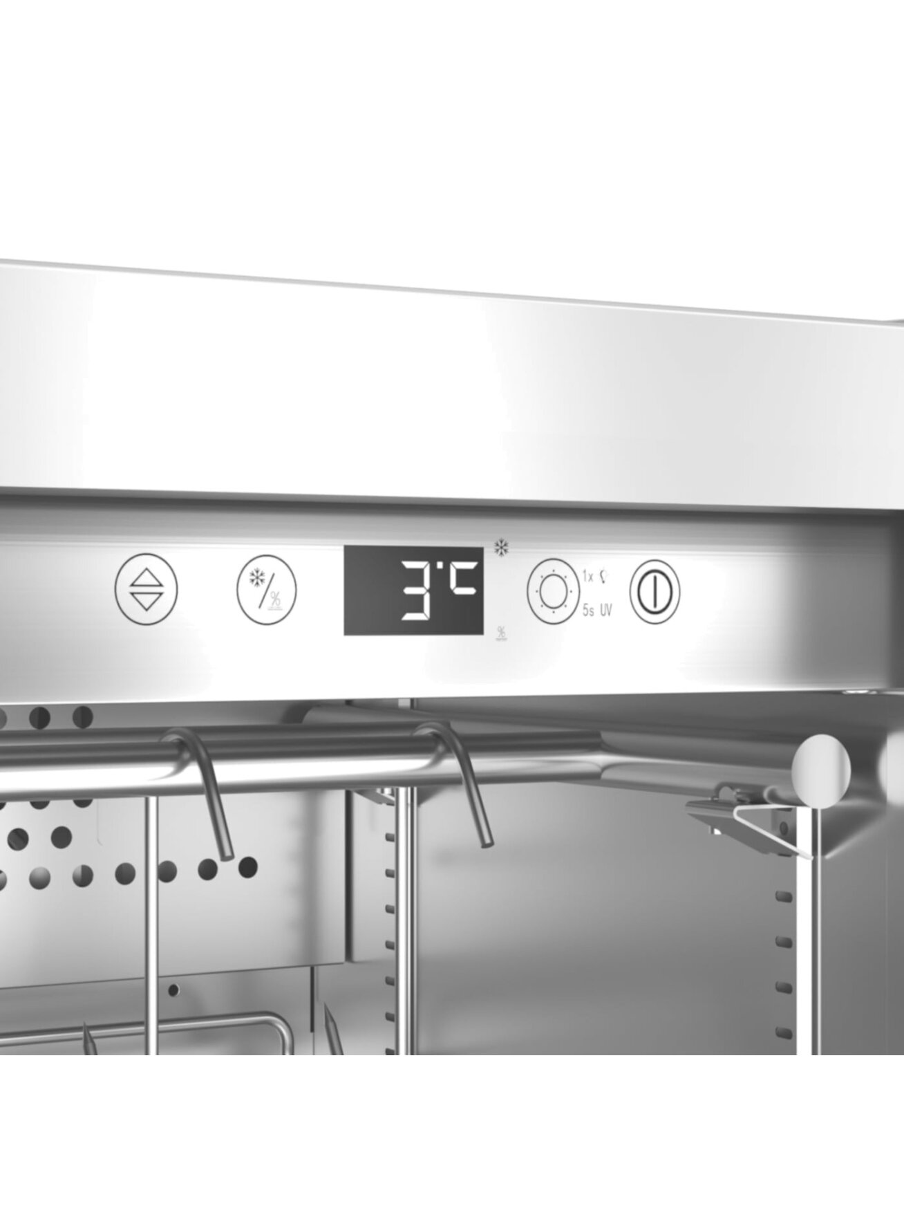 Caso | Dry aging cabinet with compressor technology | DryAged Master 63 | Energy efficiency class Not apply | Food-ageing cabinet with compressor technology | Free standing | Bottles capacity Not apply | Cooling type Compressor technology | Stainless ste 3 Caso | Dry aging cabinet with compressor technology | DryAged Master 63 | Energy efficiency class Not apply | Food-ageing cabinet with compressor technology | Free standing | Bottles capacity Not apply | Cooling type Compressor technology | Stainless ste 3