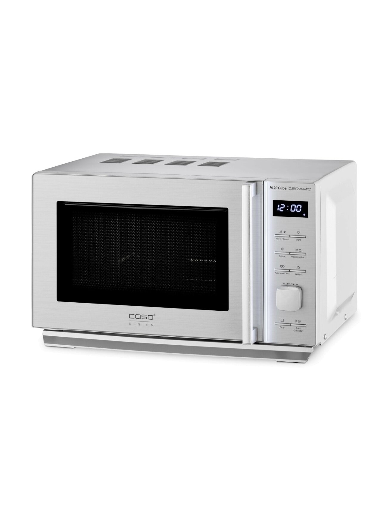 Caso | Microwave Oven | M 20 Cube | Free standing | 800 W | Silver 1 Caso | Microwave Oven | M 20 Cube | Free standing | 800 W | Silver 1