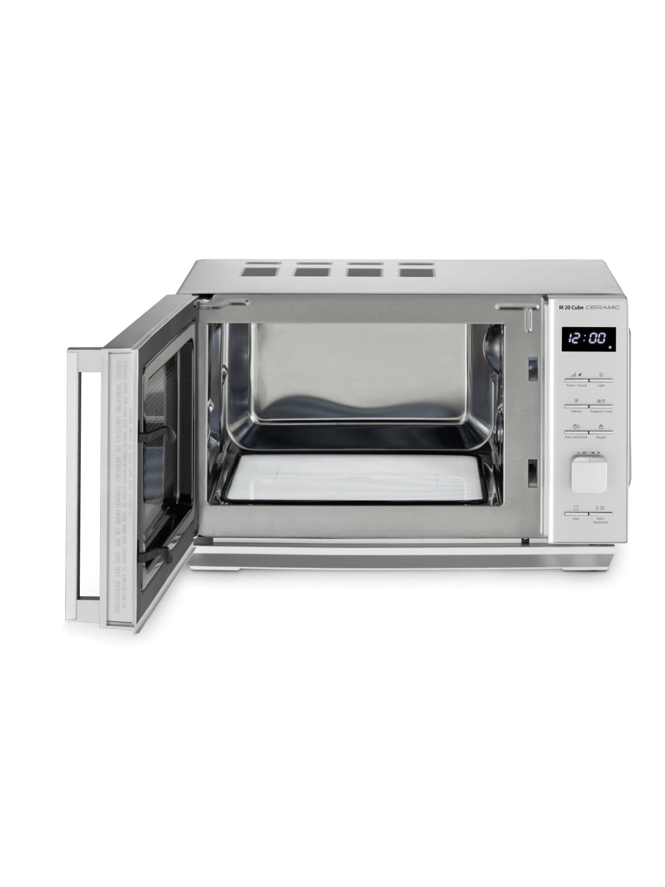 Caso | Microwave Oven | M 20 Cube | Free standing | 800 W | Silver 2