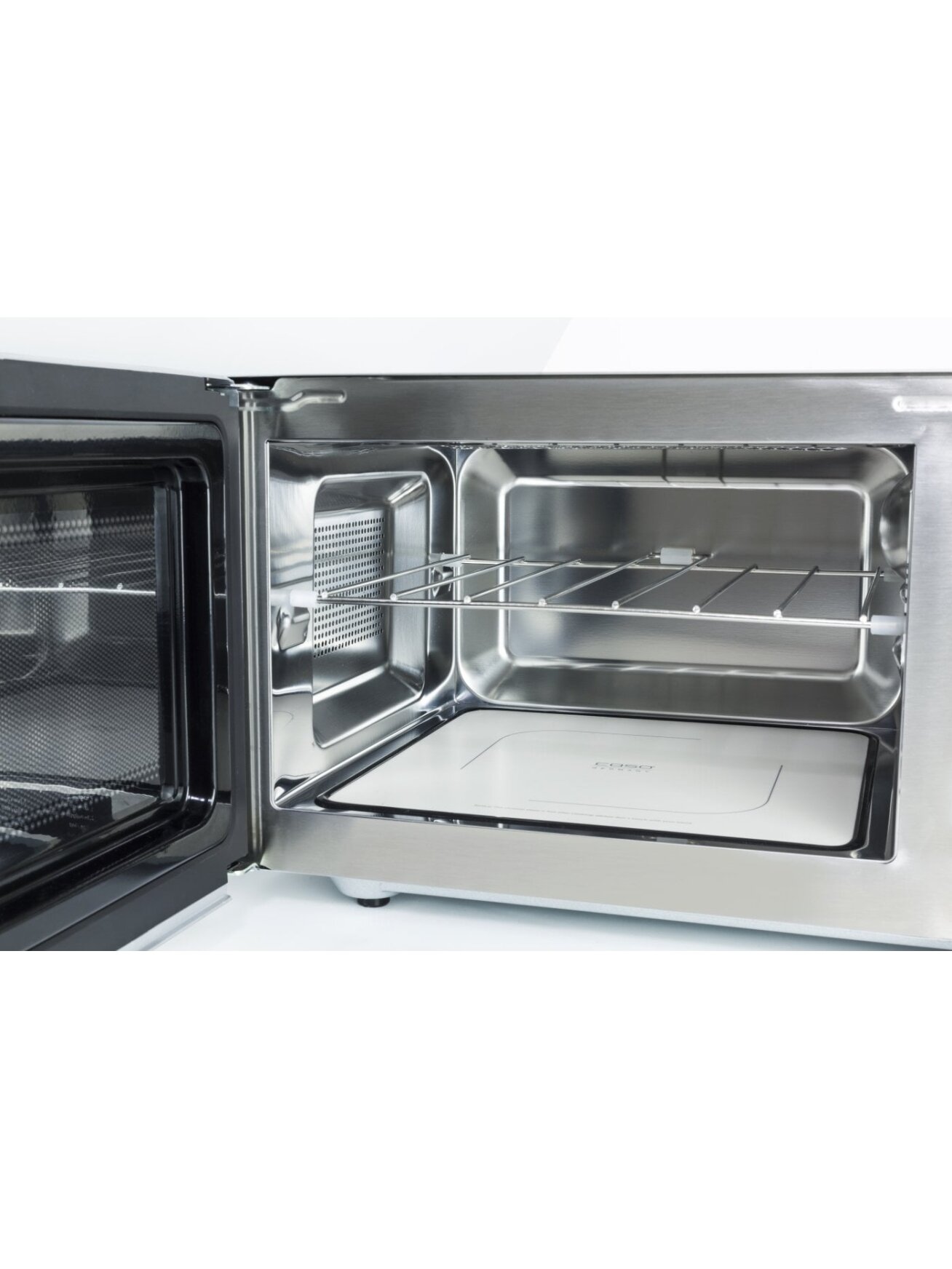 Caso | Microwave oven with Grill | MG 25 | Free standing | 900 W | Grill | Silver/Black 4