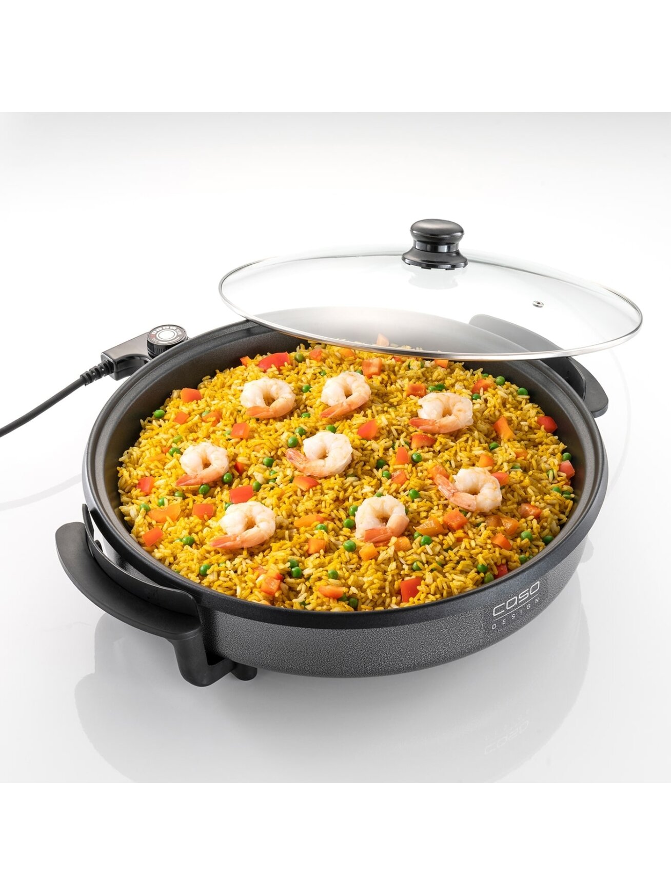 Caso Professional Party Pan | 1500 W | Number of programs 1 | Grey 2