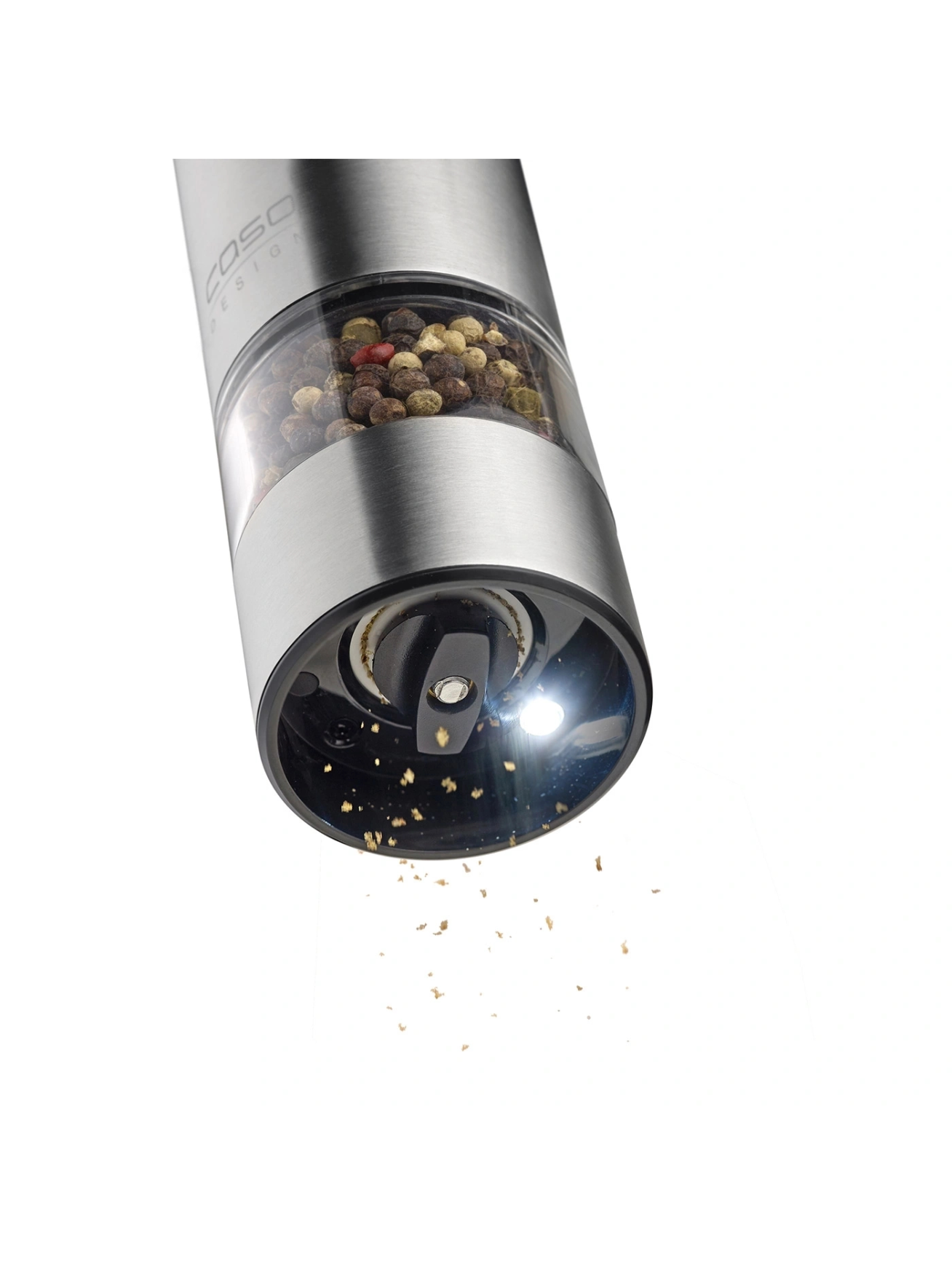 Caso Salt and Pepper Grinder | SpiceDuo | Electric | Housing material Stainless steel | Lithium 3 Caso Salt and Pepper Grinder | SpiceDuo | Electric | Housing material Stainless steel | Lithium 3