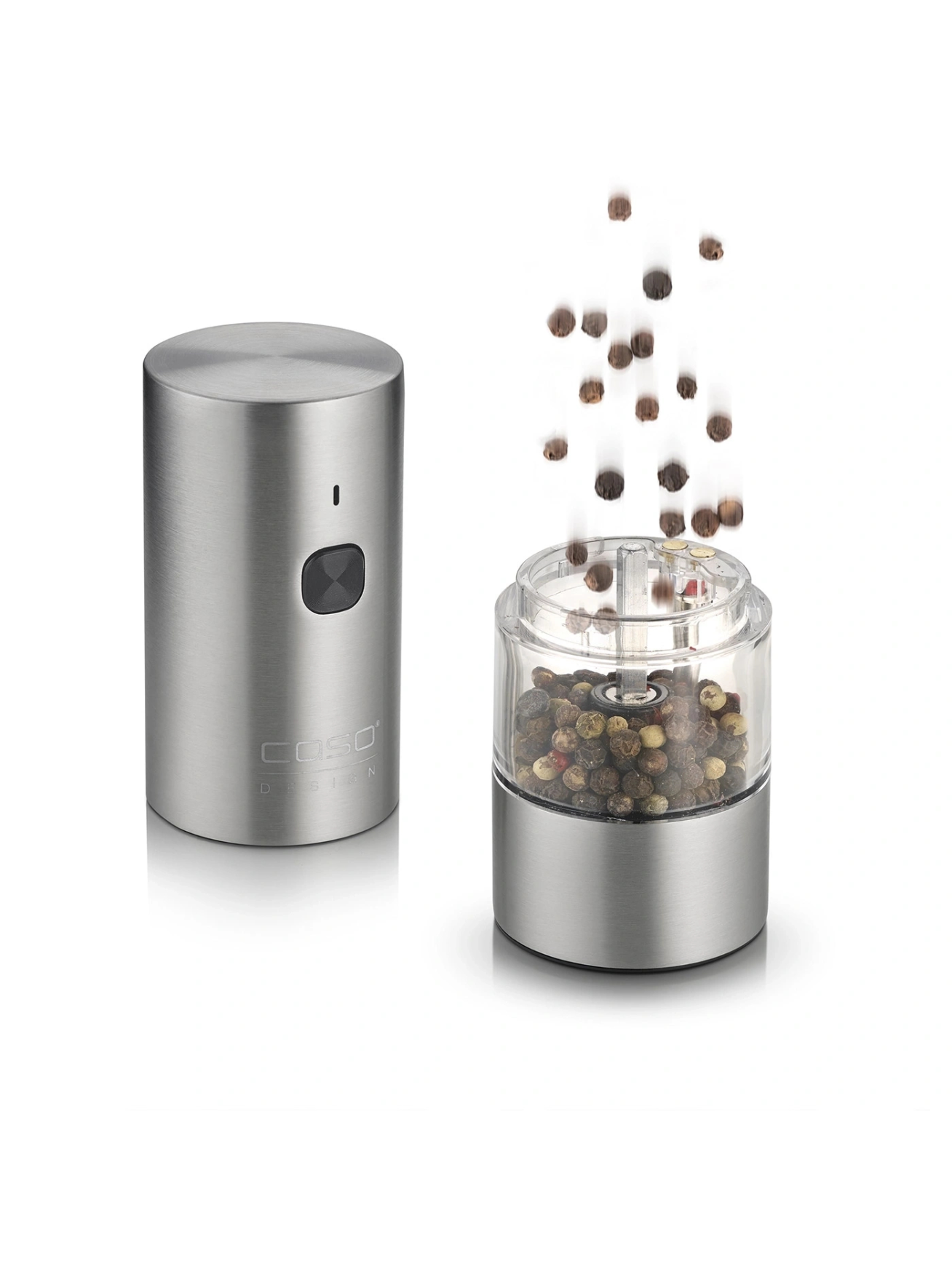 Caso Salt and Pepper Grinder | SpiceDuo | Electric | Housing material Stainless steel | Lithium 5