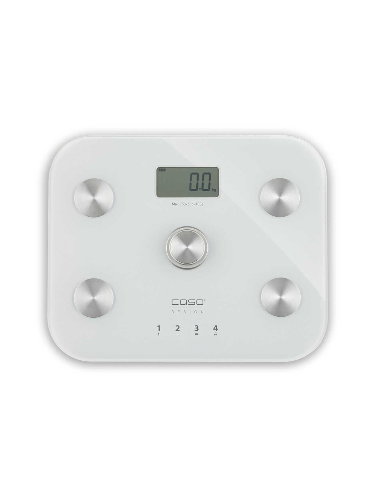 Caso | Scale | BodyEnergy Fit | Maximum weight (capacity) 150 kg | Accuracy 100 g | White 1 Caso | Scale | BodyEnergy Fit | Maximum weight (capacity) 150 kg | Accuracy 100 g | White 1