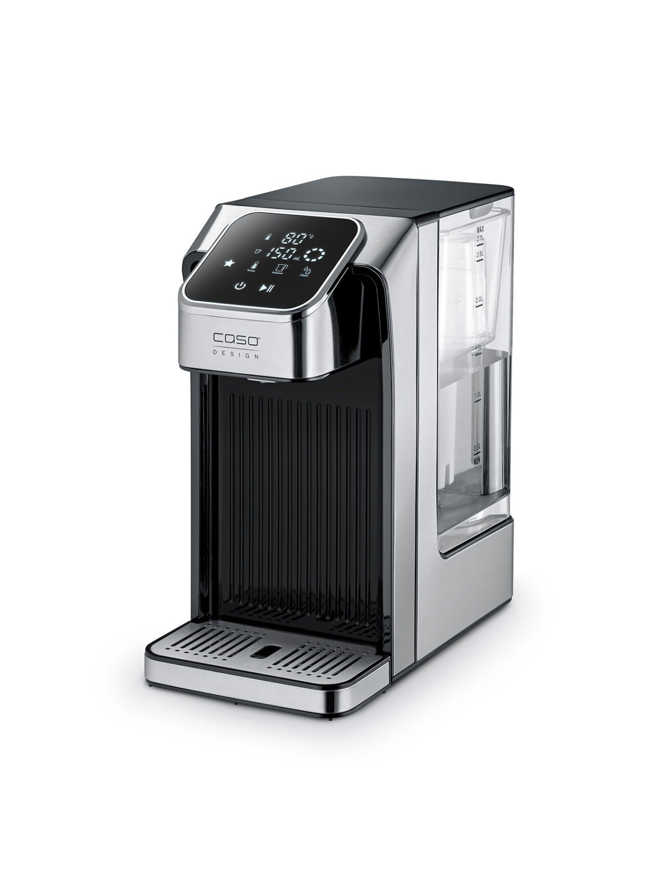 Caso Turbo Hot Water Dispenser | HW 770 Advanced | Water Dispenser | 2600 W | 2.7 L | Plastic/Stainless Steel | Black/Stainless Steel 2