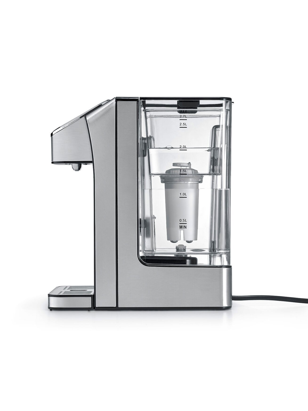 Caso Turbo Hot Water Dispenser | HW 770 Advanced | Water Dispenser | 2600 W | 2.7 L | Plastic/Stainless Steel | Black/Stainless Steel 4