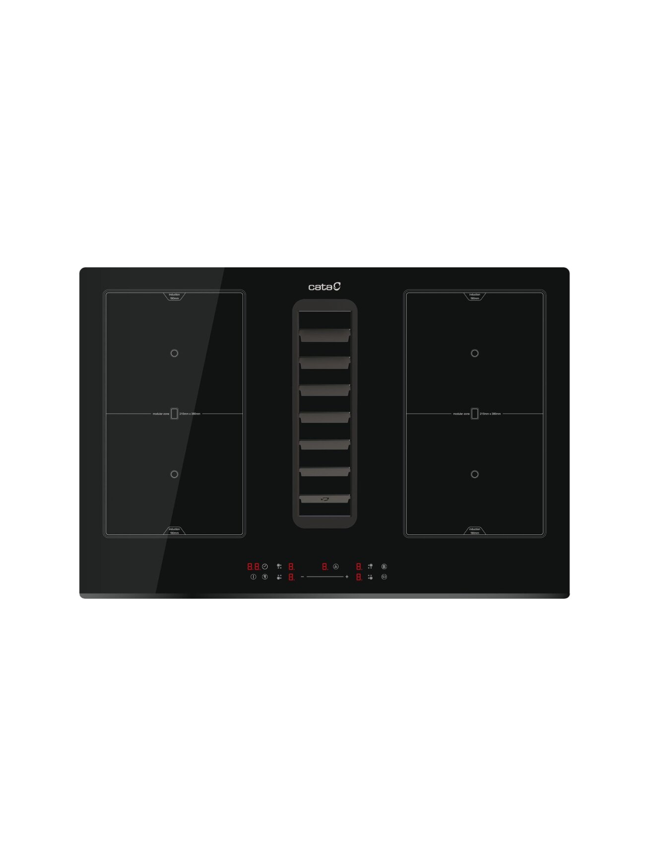 CATA Venting Hob | IAS 7024 | Induction | Number of burners/cooking zones 4 | Slider | Black | CATA | Hob with Hood | IAS 7024 | Induction | 77 cm | Number of burners/cooking zones 4 | Black | Slider 1 CATA Venting Hob | IAS 7024 | Induction | Number of burners/cooking zones 4 | Slider | Black | CATA | Hob with Hood | IAS 7024 | Induction | 77 cm | Number of burners/cooking zones 4 | Black | Slider 1