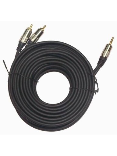 Cablexpert 3.5 mm stereo plug to 2xRCA plugs, gold-plated connectors, 1.5 | CCA-352-1.5M Cablexpert 3.5 mm stereo plug to 2xRCA plugs, gold-plated connectors, 1.5 | CCA-352-1.5M