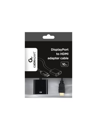Cablexpert | Adapter cable | DisplayPort | HDMI | 0.1 m Cablexpert | Adapter cable | DisplayPort | HDMI | 0.1 m