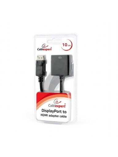 Cablexpert DisplayPort to HDMI adapter cable, Black | Cablexpert Cablexpert DisplayPort to HDMI adapter cable, Black | Cablexpert