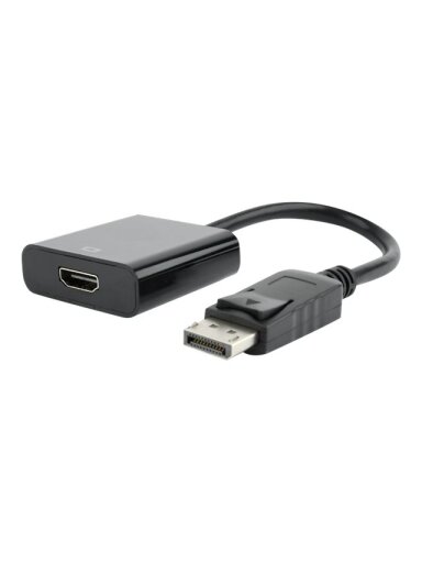 Cablexpert DisplayPort to HDMI adapter cable, Black | Cablexpert Cablexpert DisplayPort to HDMI adapter cable, Black | Cablexpert