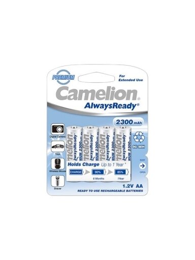 Camelion | AA/HR6 | 2300 mAh | AlwaysReady Rechargeable Batteries Ni-MH | 4 pc(s)