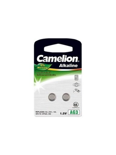 Camelion | AG3/LR41/LR736/392 | Alkaline Buttoncell | 2 pc(s)