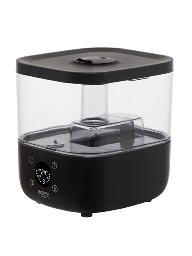 Camry | CR 7973b | Humidifier | 23 W | Water tank capacity 5 L | Suitable for rooms up to 35 m² | Ultrasonic | Humidification capacity 100-260 ml/hr | Black Camry | CR 7973b | Humidifier | 23 W | Water tank capacity 5 L | Suitable for rooms up to 35 m² | Ultrasonic | Humidification capacity 100-260 ml/hr | Black