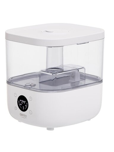 Camry | CR 7973w | Humidifier | 23 W | Water tank capacity 5 L | Suitable for rooms up to 35 m² | Ultrasonic | Humidification capacity 100-260 ml/hr | White Camry | CR 7973w | Humidifier | 23 W | Water tank capacity 5 L | Suitable for rooms up to 35 m² | Ultrasonic | Humidification capacity 100-260 ml/hr | White
