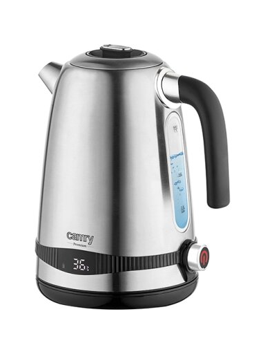 Camry | Kettle | CR 1291 | Electric | 2200 W | 1.7 L | Stainless steel | 360° rotational base | Stainless steel