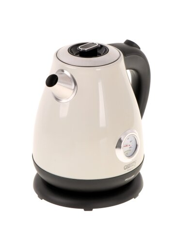 Camry | Kettle with a thermometer | CR 1344 | Electric | 2200 W | 1.7 L | Stainless steel | 360° rotational base | Cream Camry | Kettle with a thermometer | CR 1344 | Electric | 2200 W | 1.7 L | Stainless steel | 360° rotational base | Cream