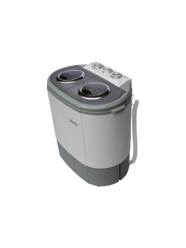 Camry | Washing machine | CR 8052 | Top loading | Washing capacity 3 kg | 1300 RPM | Depth 40 cm | Width 60 cm | White-Grey Camry | Washing machine | CR 8052 | Top loading | Washing capacity 3 kg | 1300 RPM | Depth 40 cm | Width 60 cm | White-Grey