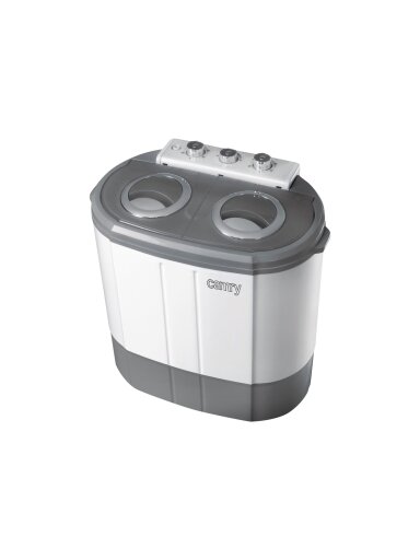 Camry | Washing machine | CR 8052 | Top loading | Washing capacity 3 kg | 1300 RPM | Depth 40 cm | Width 60 cm | White-Grey Camry | Washing machine | CR 8052 | Top loading | Washing capacity 3 kg | 1300 RPM | Depth 40 cm | Width 60 cm | White-Grey