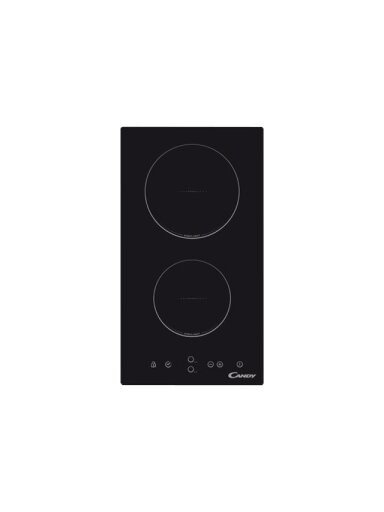 Candy | Domino | CDH 30 | Vitroceramic | Number of burners/cooking zones 2 | Touch | Timer | Black | Display Candy | Domino | CDH 30 | Vitroceramic | Number of burners/cooking zones 2 | Touch | Timer | Black | Display