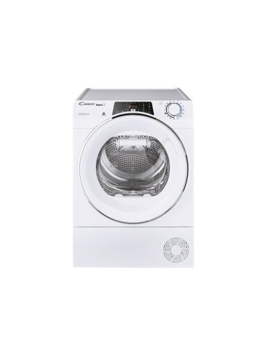 Candy | Dryer Machine | ROE H9A2TCEX-S | Energy efficiency class A++ | Front loading | 9 kg | Heat pump | Big Digit | Depth 58.5 cm | Wi-Fi | White Candy | Dryer Machine | ROE H9A2TCEX-S | Energy efficiency class A++ | Front loading | 9 kg | Heat pump | Big Digit | Depth 58.5 cm | Wi-Fi | White