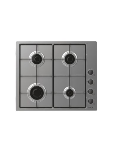 Candy Hob | Idea CHW6LBX/4U2 | Gas | Number of burners/cooking zones 4 | Knob | Stainless Steel