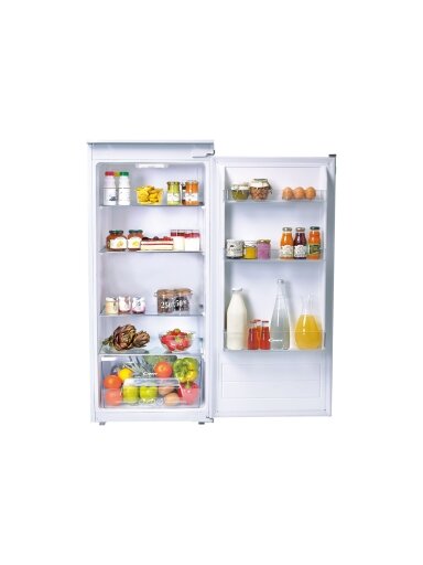 Candy | Refrigerator | CIL 220 EE/N | Energy efficiency class E | Built-in | Larder | Height 122.1 cm | Fridge net capacity 197 L | 39 dB | White