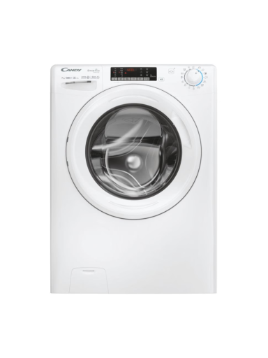 Candy Washing machine | CO4 374TWM6/1-S | Energy efficiency class A | Front loading | Washing capacity 7 kg | 1300 RPM | Depth 45.4 cm | Width 60 cm | Display | 4-digit | Direct drive | Wi-Fi | White Candy Washing machine | CO4 374TWM6/1-S | Energy efficiency class A | Front loading | Washing capacity 7 kg | 1300 RPM | Depth 45.4 cm | Width 60 cm | Display | 4-digit | Direct drive | Wi-Fi | White