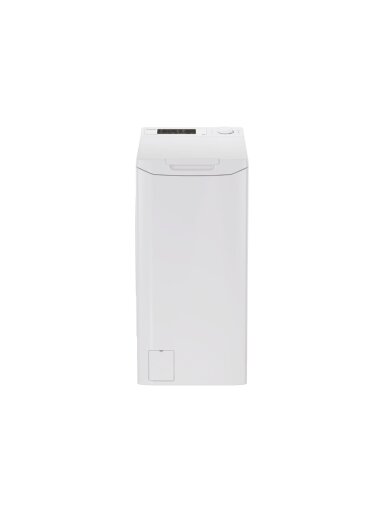 Candy Washing Machine | TCA283D2-S | Energy efficiency class D | Top loading | Washing capacity 8 kg | 1200 RPM | Depth 60 cm | Width 41 cm | Display | Digit | White Candy Washing Machine | TCA283D2-S | Energy efficiency class D | Top loading | Washing capacity 8 kg | 1200 RPM | Depth 60 cm | Width 41 cm | Display | Digit | White