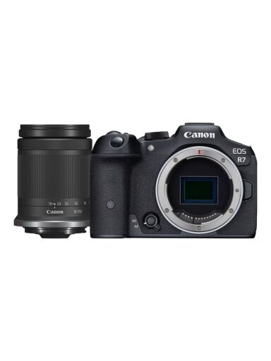 Canon | D.CAM EOS R7 RF-S 18-150 IS STM EU26 (AIP2) | Megapixel 32.5 MP | Image stabilizer | ISO sensitivity (max) 32000 | Wi-Fi | Video recording | Manual | CMOS | Black