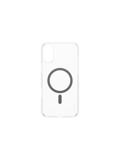 CARE by PanzerGlass Case Flagship | Back protection | Apple | iPhone 16 Plus | Recycled plastic | Transparent/Black | MagSafe