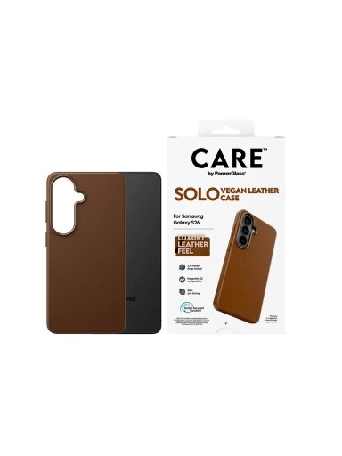 CARE by PanzerGlass Solo Case Brown Samsung New Galaxy S26