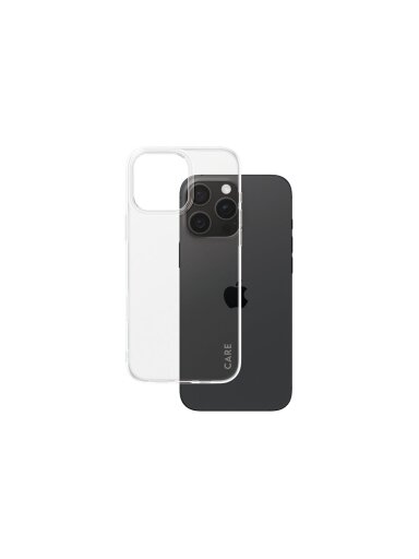 CARE Fashionable Case | Back cover | Apple | iPhone 16 Pro Max | Recycled plastic | Transparent | X-Ray Soft Basic