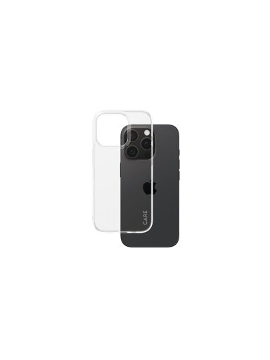 CARE Fashionable Case | Back cover | Apple | iPhone 16 PRO | Recycled plastic | Transparent | X-Ray Soft Basic