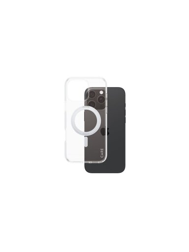 CARE Feature Case | Back cover | Apple | iPhone 16 Pro Max | Recycled plastic | Silver | Kickstand & MagSafe