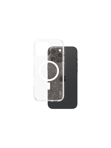 CARE Flagship Case | Back cover | Apple | iPhone 16 Pro Max | Recycled plastic | White | Urban Combat Star Lit with MagSafe