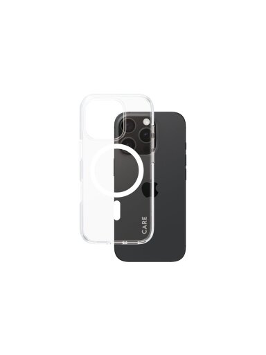 CARE Flagship Case | Back cover | Apple | iPhone 16 PRO | Recycled plastic | White | MagSafe