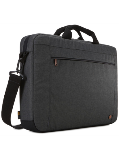 Case Logic | Era Attaché | Fits up to size 15.6 " | Messenger - Briefcase | Obsidian | Shoulder strap