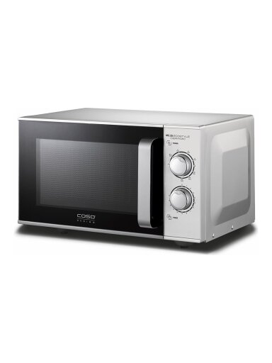 Caso | Ceramic Microwave Oven with Grill | MG 25 Ecostyle | Free standing | 25 L | 900 W | Grill | Silver Caso | Ceramic Microwave Oven with Grill | MG 25 Ecostyle | Free standing | 25 L | 900 W | Grill | Silver