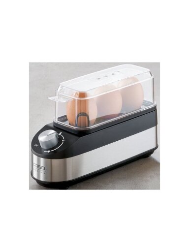 Caso | Egg Cooker | E3 | Black/Stainless Steel | 210 W