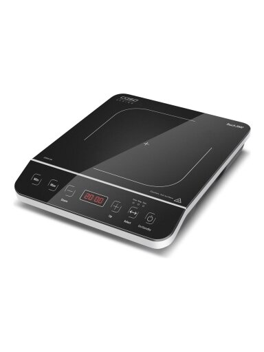 Caso | Hob | Touch 2000 | Number of burners/cooking zones 1 | Touch | Black | Induction Caso | Hob | Touch 2000 | Number of burners/cooking zones 1 | Touch | Black | Induction