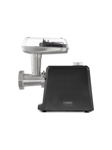 Caso | Meat Mincer | FW 2500 | Black | 2500 W | Number of speeds 2 | Throughput (kg/min) 2.5 | 3 stainless steel cutting plates (3 mm, 5 mm and 8 mm), Sausage filler, Cookie attachment with 4 moulds, Stuffer Caso | Meat Mincer | FW 2500 | Black | 2500 W | Number of speeds 2 | Throughput (kg/min) 2.5 | 3 stainless steel cutting plates (3 mm, 5 mm and 8 mm), Sausage filler, Cookie attachment with 4 moulds, Stuffer