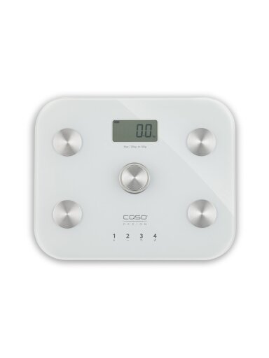 Caso | Scale | BodyEnergy Fit | Maximum weight (capacity) 150 kg | Accuracy 100 g | White