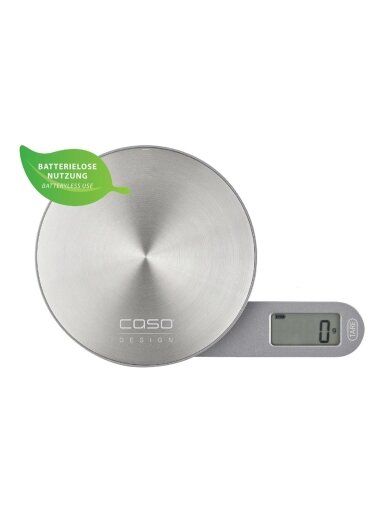 Caso | Scales | Kitchen EcoMate | Maximum weight (capacity) 5 kg | Graduation 1 g | Display type LCD | Stainless steel Caso | Scales | Kitchen EcoMate | Maximum weight (capacity) 5 kg | Graduation 1 g | Display type LCD | Stainless steel