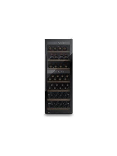 Caso | Smart Wine Cooler | WineExclusive 126 | Energy efficiency class G | Showcase | Free standing | Bottles capacity 126 bottles | Cooling type Compressor technology | Black