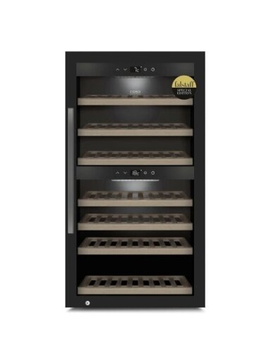 Caso | Smart Wine Cooler | WineExclusive 66 | Energy efficiency class G | Showcase | Free standing | Bottles capacity bottles | Cooling type Compressor technology | Black