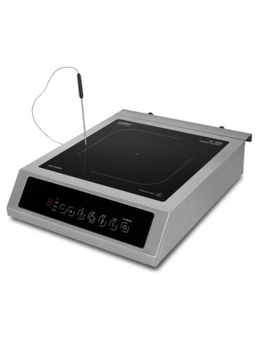 Caso | Thermo Control Hob | TC 3500 | Number of burners/cooking zones 1 | Touch control | Black/Stainless steel | Induction Caso | Thermo Control Hob | TC 3500 | Number of burners/cooking zones 1 | Touch control | Black/Stainless steel | Induction