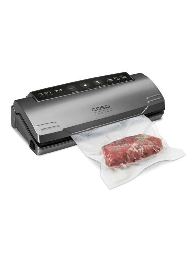Caso | Vacuum sealer | VC 10 PlusEdition | Power 110 W | Temperature control | Black/Silver